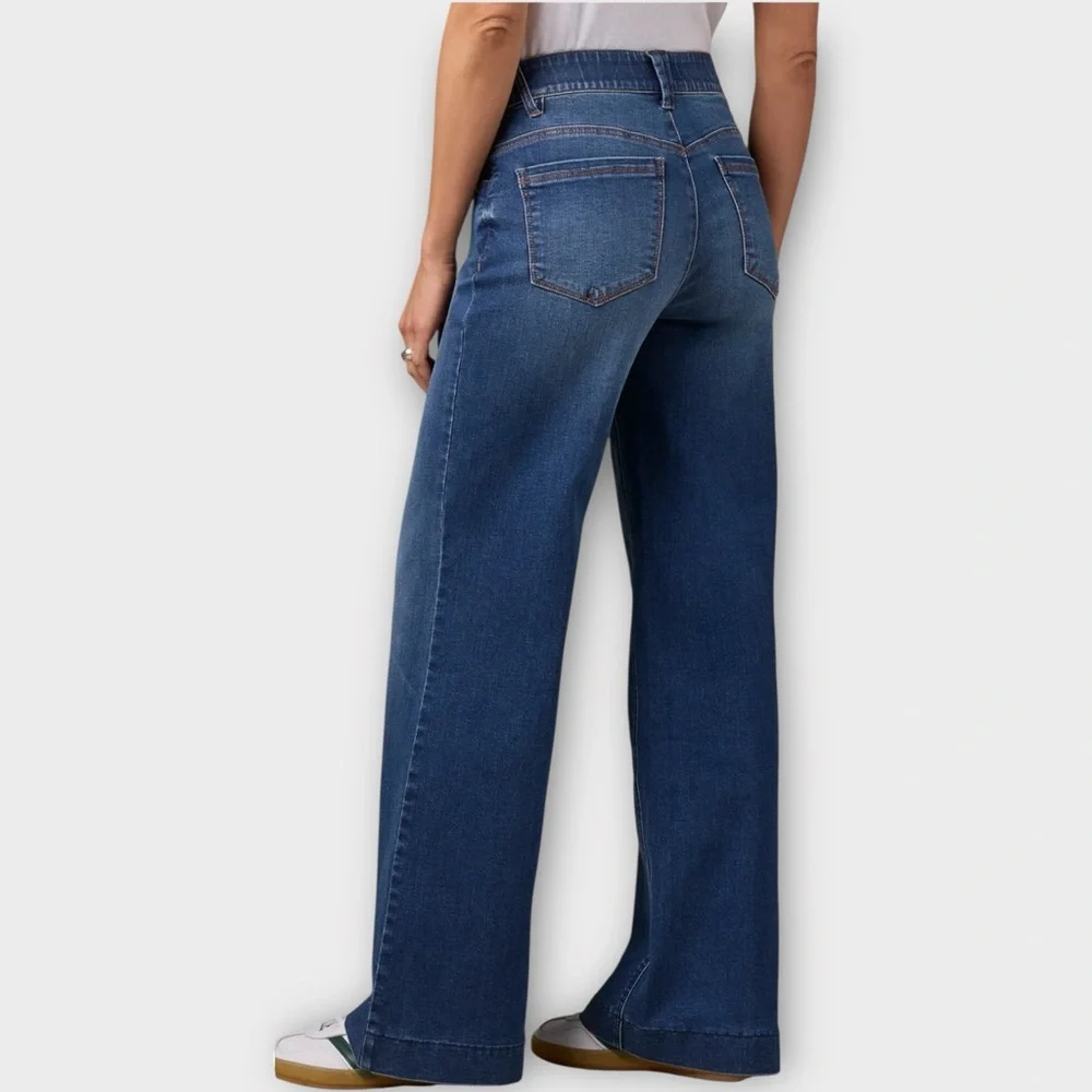 Wit & Wisdom Sam High Rise Wide Leg Jeans 0